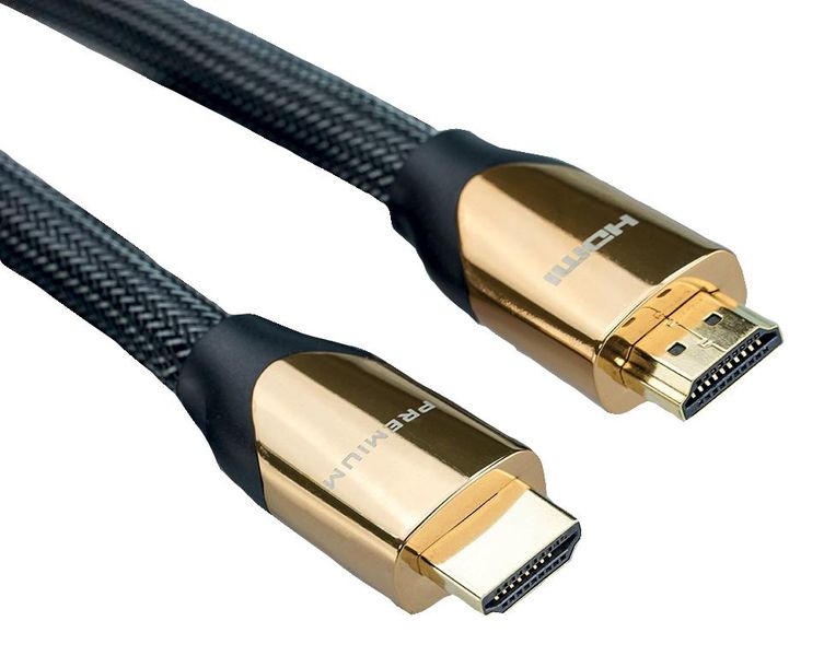 c, HDMI Plug, 6.6 ft, 2 m, Black