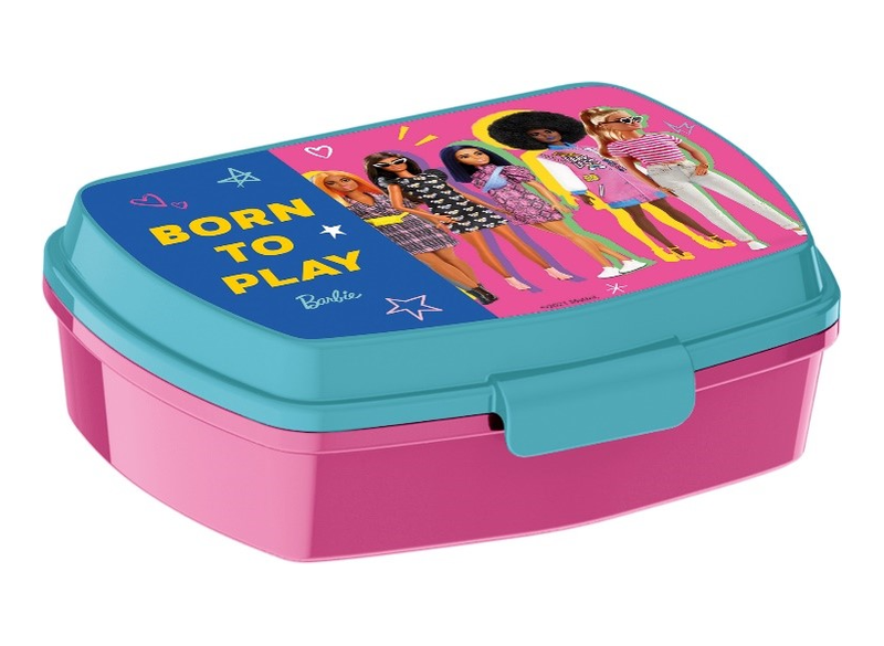 Barbie Lunchbox with Clip For Kids