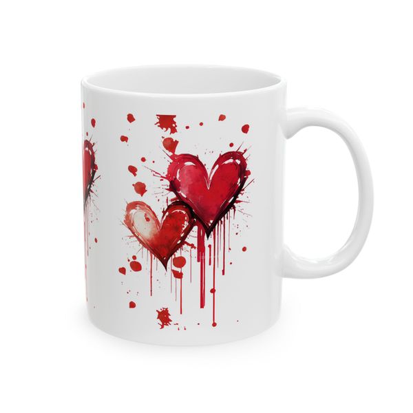 Hearts Watercolor - Mug