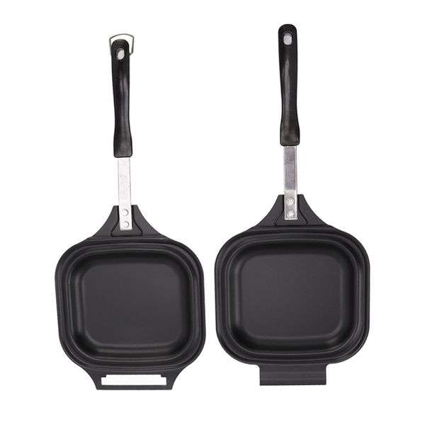Frying Pan Even Heating Double-Sided Iron Pancake Pan
