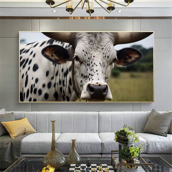 Canvas Wall Decor - Nguni Majestic Cow - 0527