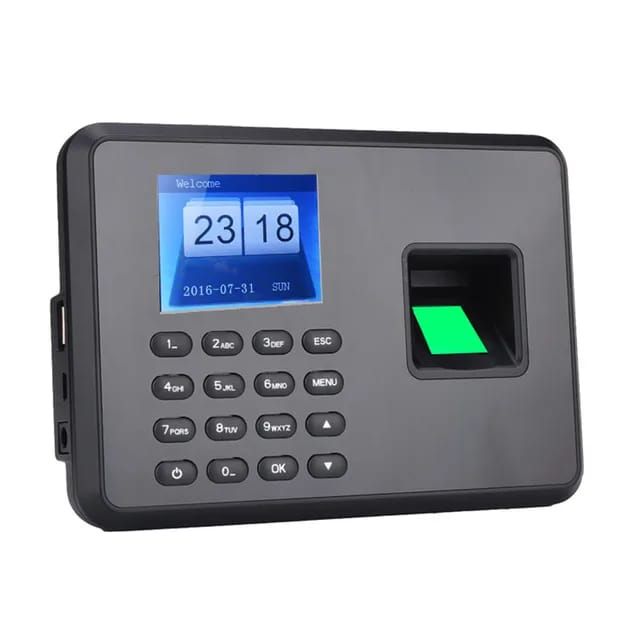 Biometric Fingerprint Employee Attendance Standalone Time Clock Machine ...