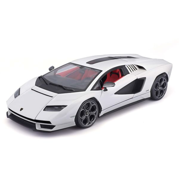 Maisto 1/18 Lamborghini Countach LPI 800-4 - White - 27cm Long