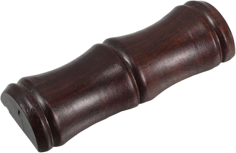 Rustic Wood Pen Holder Elegant Calligraphy Brush Stand for Desk Versatile