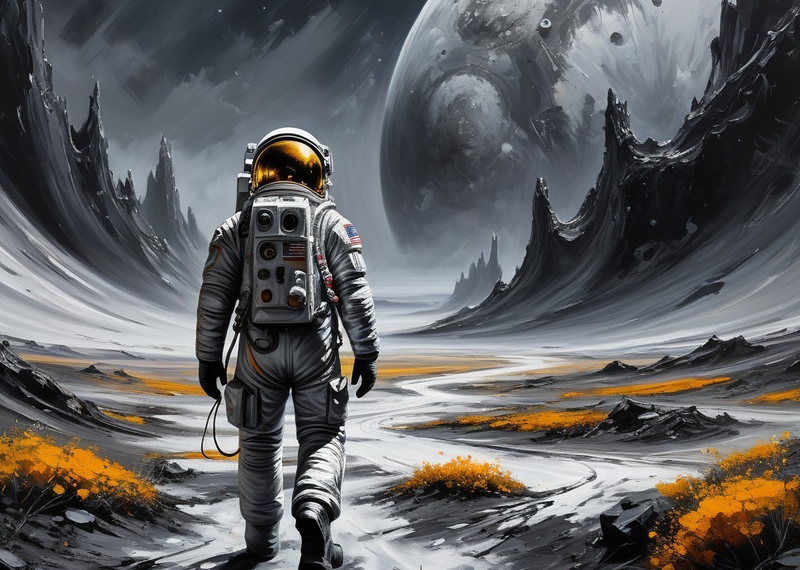 Canvas cm Home Decor Wall Art - Man On The Moon
