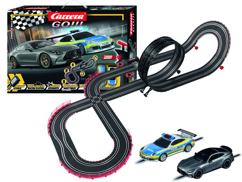 Carrera GO!!! Chase 'n Race Set - 5.3m