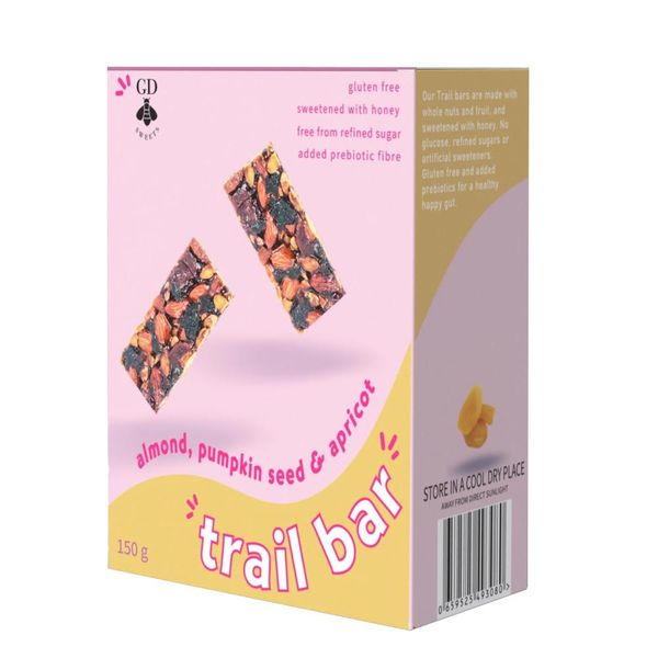 GD Trail Bar Almond Pumpkin Seed Apricot( X 6 Bars)