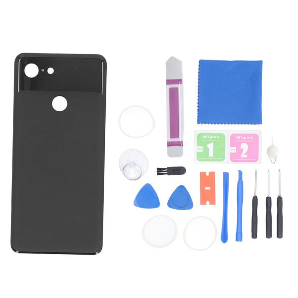 Pixel 3 Back Glass Black w/Tools