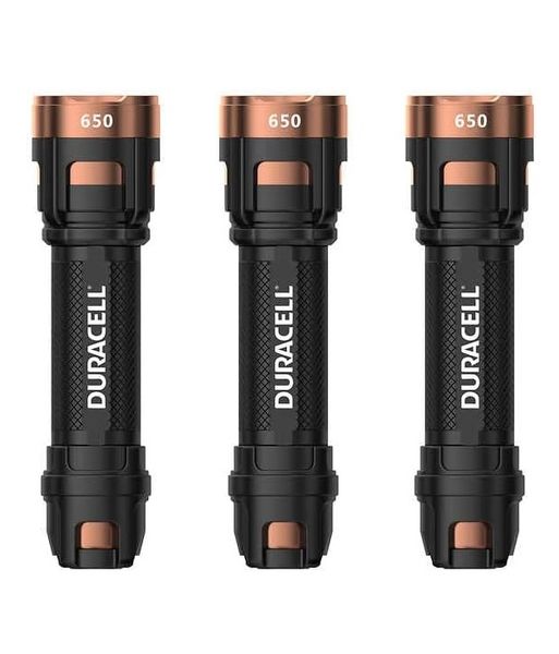 Duracell Durabeam 650 Lumens LED Flashlight - 3 Pack