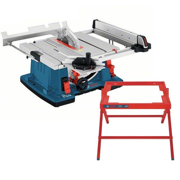 Bosch - Table Saw (GTS10 XC), Stand / Bench (GTA6000) &amp; Blade Combo - 2100W