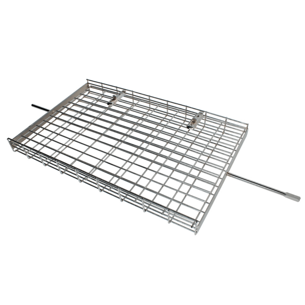 Lk's - Rotisserie Basket - Large Flat - Chrome