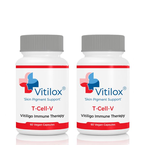 Vitiligo Vitilox T-Cell-V Immune Therapy Capsules - 2 Pack