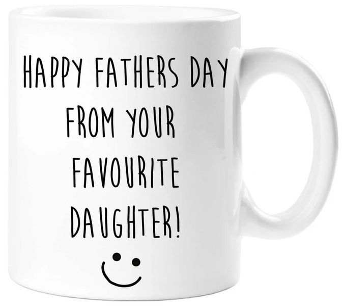 Happy Father's Day From Your Favourite Daughter Gift Mug
