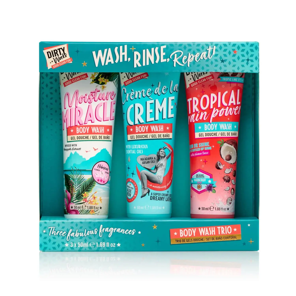Dirty Works Wash, Rinse, Repeat Body Wash Trio