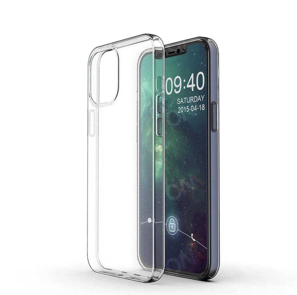 Mr Protect Minimalist Clear Transparent Case Cover For iPhone 12 Pro