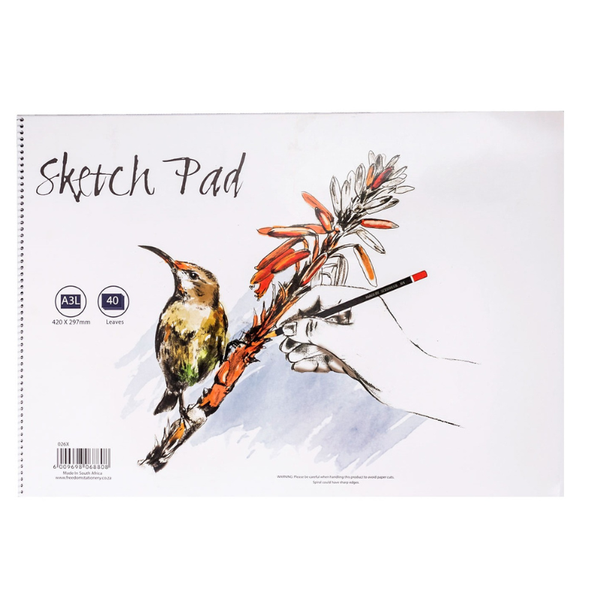 Marlin A3L Sketch pad 40 leaves side spiral