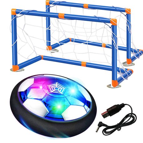 Hover ball hot sale soccer set