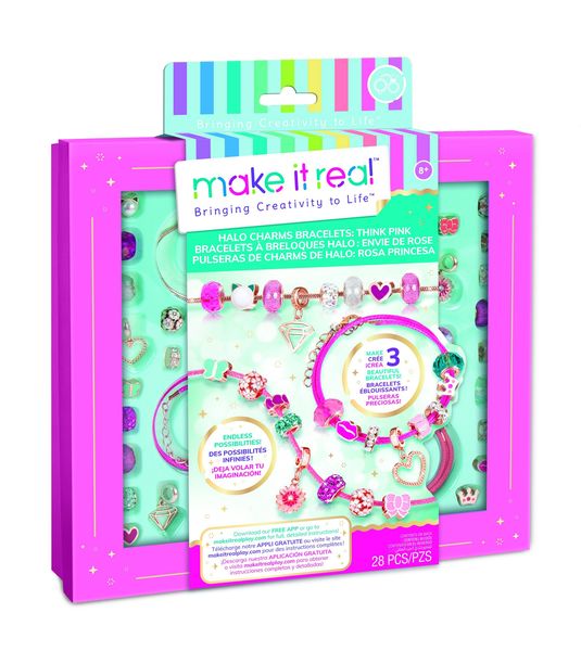 MIR - Halo Charms Bracelets Think pink