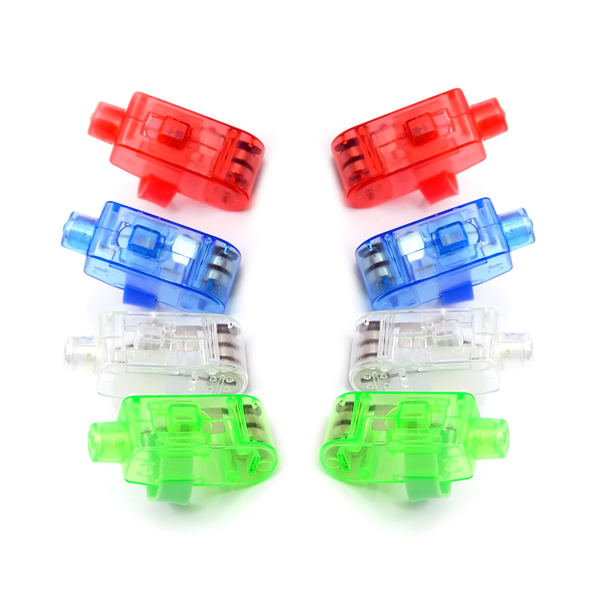 Mihuis LED Finger Flashlight for Parties Events Dancing - Pack of 8