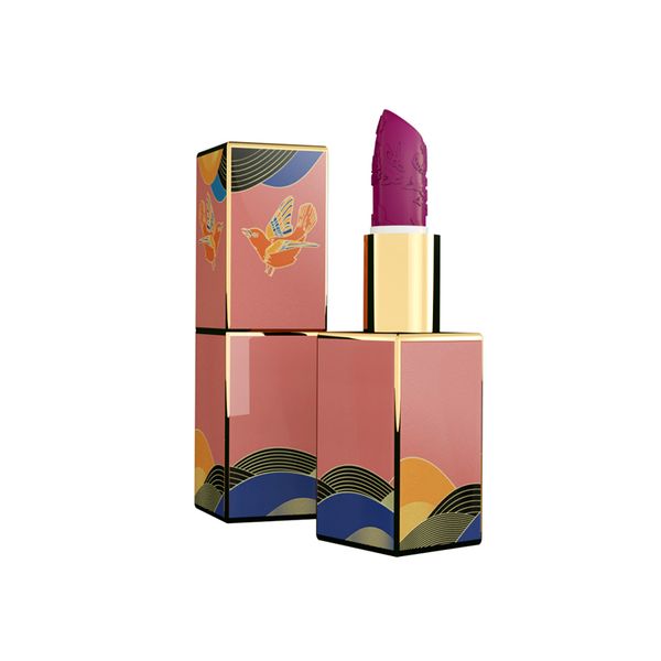 VEMO Embossed Velvet Lipstick- 02 Plum Geranium