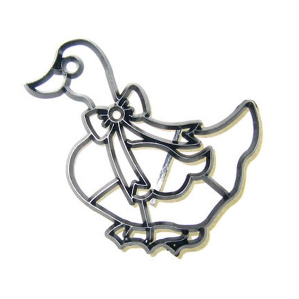 Patchwork Cutters Cute DUCK with Ribbon Sugarcraft Cake Icing Decorating