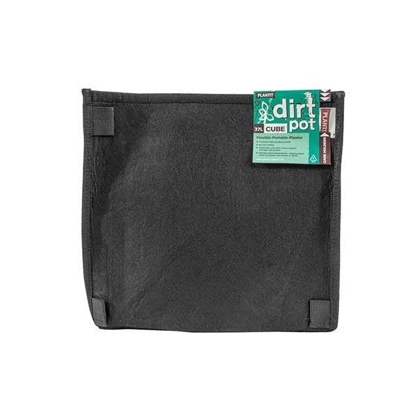 PLANT!T Square Base DirtPot 37L - Pack of 5 Grow Bags