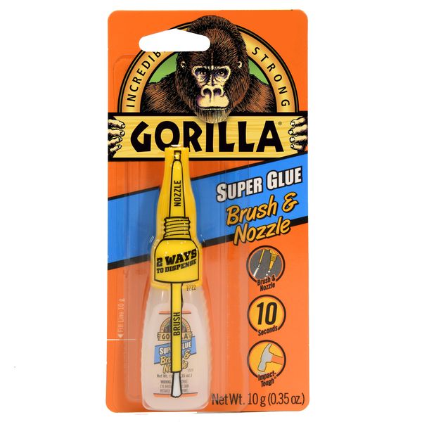 Gorilla Superglue Brush &amp; Nozzle 10g