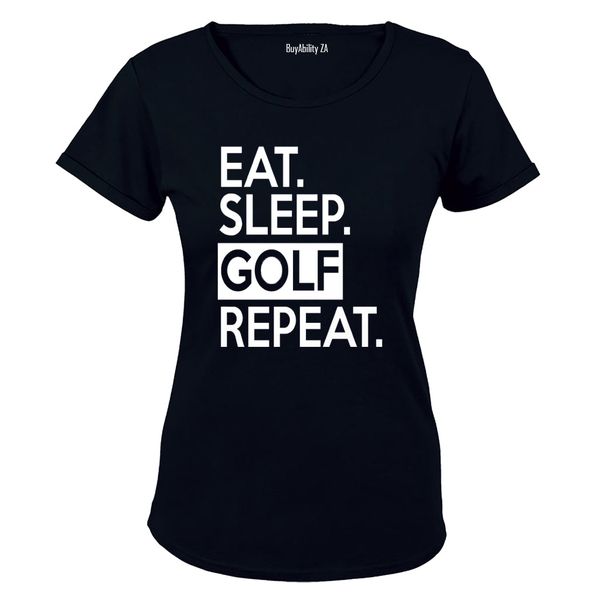Sleep - Golf - Repeat - Ladies - T-Shirt image