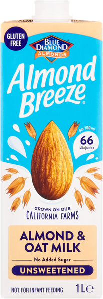 Blue Diamond Almond Breeze Almond &amp; Oat 1LTR - Single