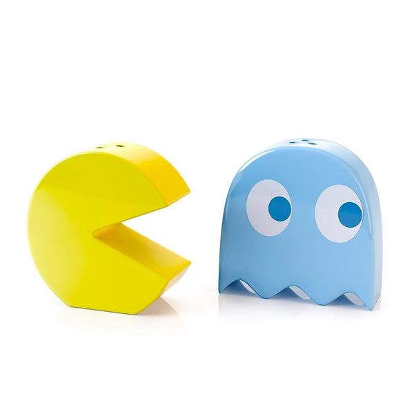 Ceramic Salt and Pepper Set - Pac Man