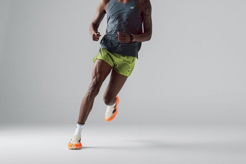 New Balance Men's Athletics RC Ultra Light 3-Inch Printed Shorts - Green