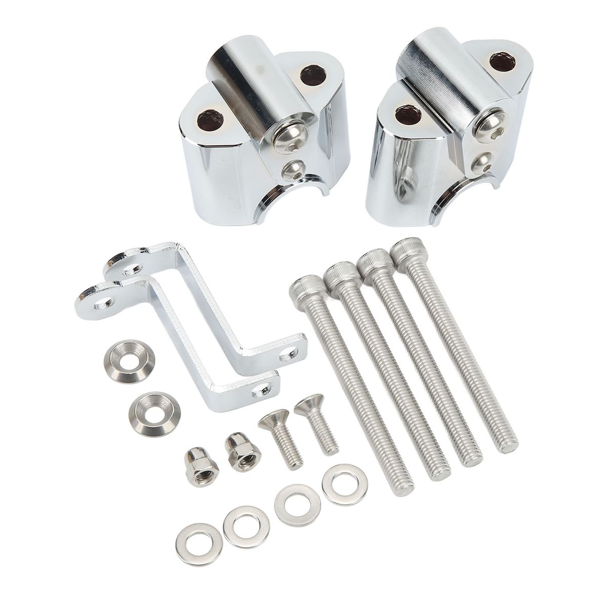 Chrome Handlebar Riser Clamp for R18 Classic 2020 - 2021 Silver | Shop ...