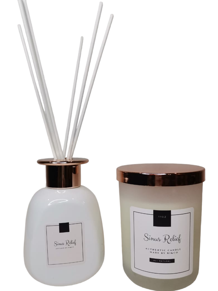 Sinus Candle and Diffuser Gift Set