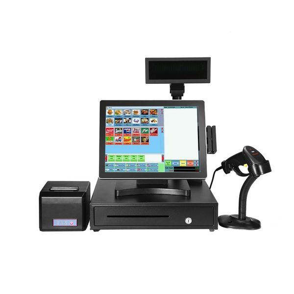 HRPT All in One POS System 15 Inch Includes, POS Printer, Scanner &amp; more