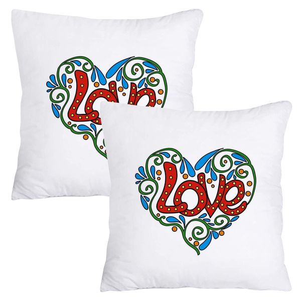 Scatter Cushion Cover Set - Love Heart