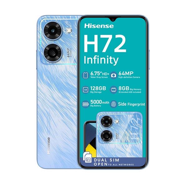 Hisense Infinity H72 4G Dual Sim 128GB - Blue