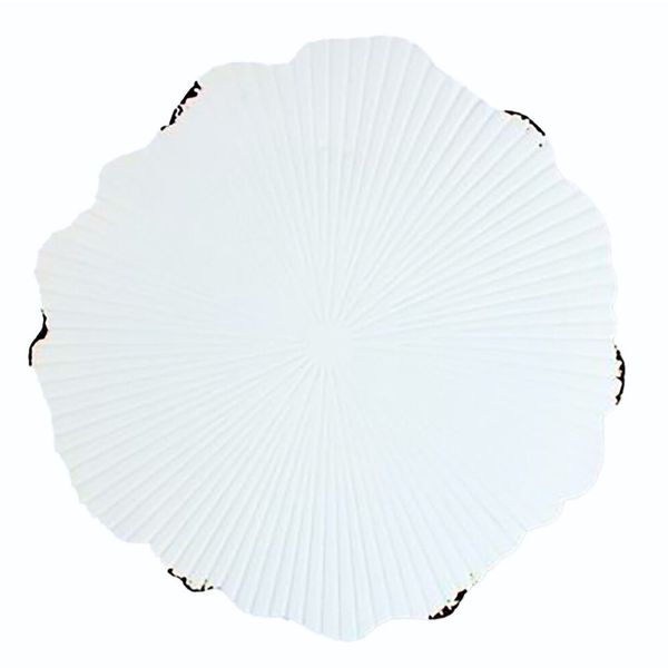 White Shell Metal Wall Art - Various Sizes