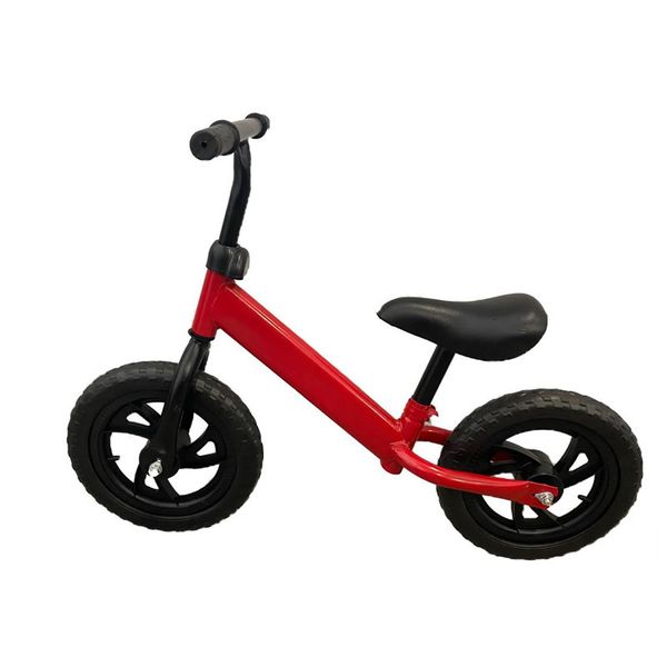 Kids Balance No-Flat Tire Bike - Red