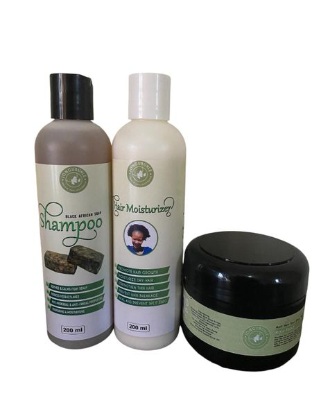Jongubuhle- Hair Growth Combo. Allow scalp to regrow hair, prevent dandruff