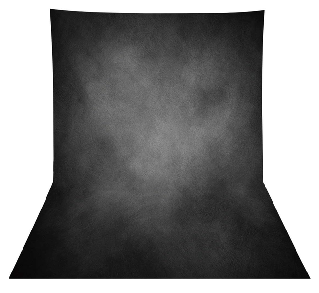 Abstract Portrait Black Photography Backdrop Professional Head Shots 1.5x2m