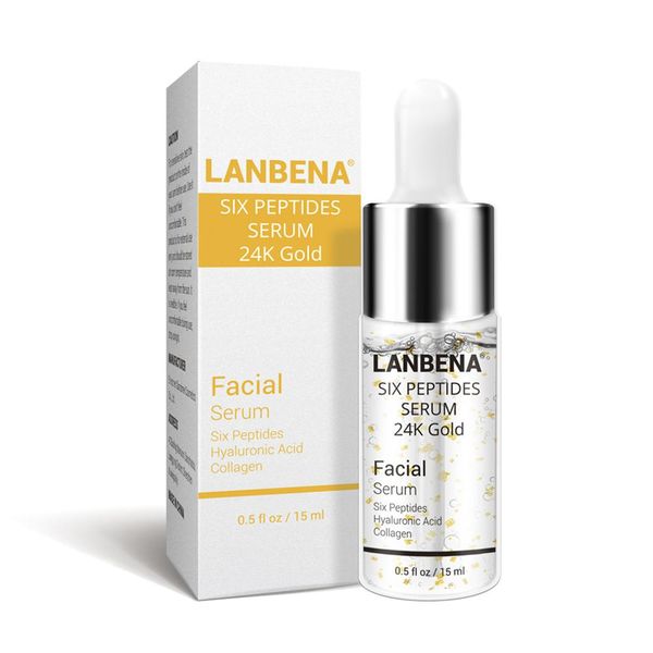 Lanbena Six Peptides Serum 24k Gold