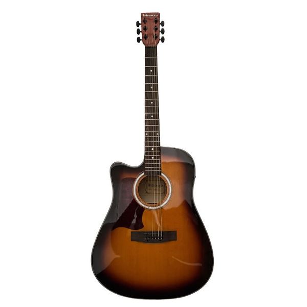 Wedgwood Left Hand Acoustic Electric Guitar in Sunburst