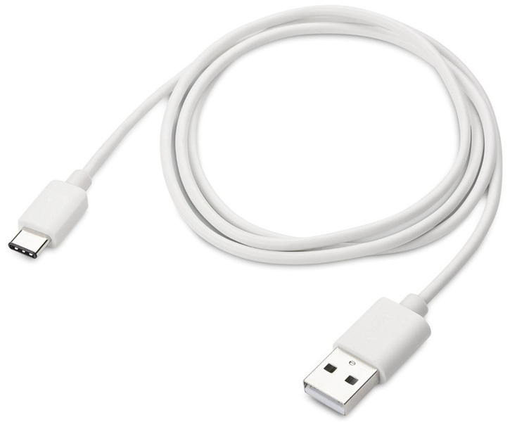 iLite 1 Meter Anti-Knotted USB-TYPE C Charging and Data Sync Cable - White