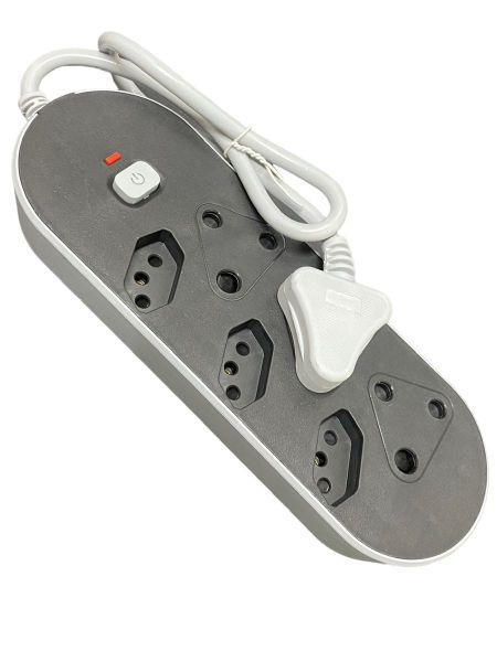6 Way 16A Multi-plug with Sockets