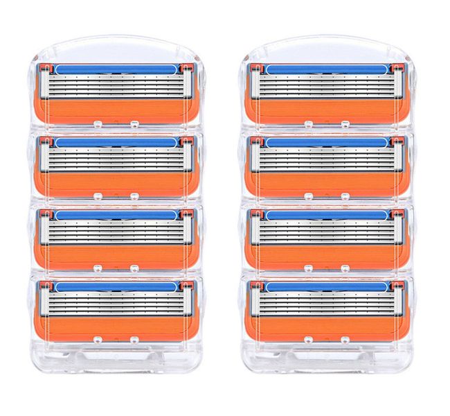 CoralSky Gillette Fusion5 Compatible Replacement Razor Blades - 8 Pack