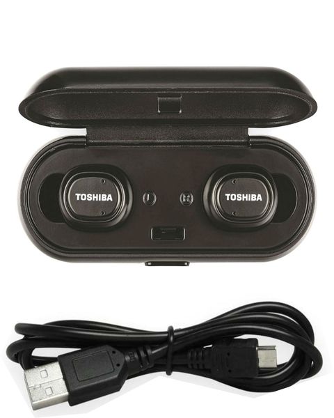 Toshiba True Wireless Earbuds (With built-in Dual for clear calls) Cordfree