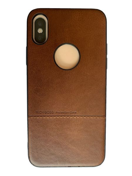 Rich Boss Apple iPhone X &amp; XS 5.8" Protection Leather Case Phone Cover