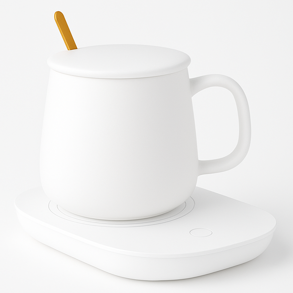 Multifunctional Coffee Mug with Warmer Pad - Tea Cup &amp; Heating Mat