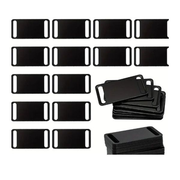 Trocraft Black Aluminum Engraving Blanks - 10 Piece Pack