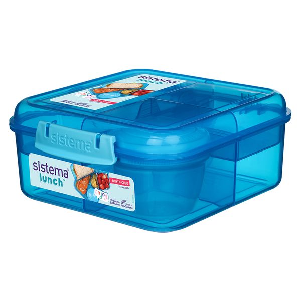 Sistema - Bento Cube Lunch - Blue